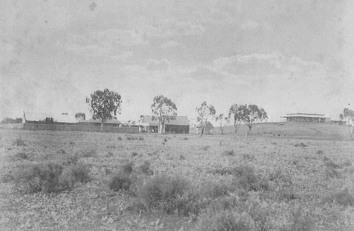 Black and White photo of Calga Station